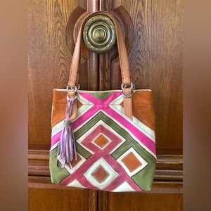 FOSSIL large Jesse suede bag